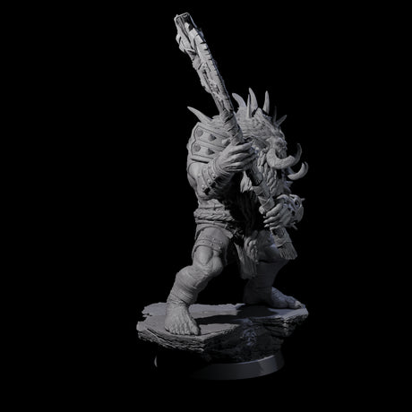 Athletic Tusked Hobgoblin F Miniature for Dungeons and Dragons, Pathfinder or other TTRPGs