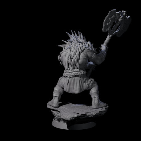 Athletic Tusked Hobgoblin F Miniature for Dungeons and Dragons, Pathfinder or other TTRPGs