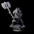 Athletic Tusked Hobgoblin F Miniature for Dungeons and Dragons, Pathfinder or other TTRPGs