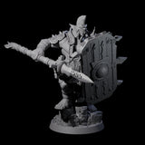Athletic Tusked Hobgoblin G Miniature for Dungeons and Dragons, Pathfinder or other TTRPGs