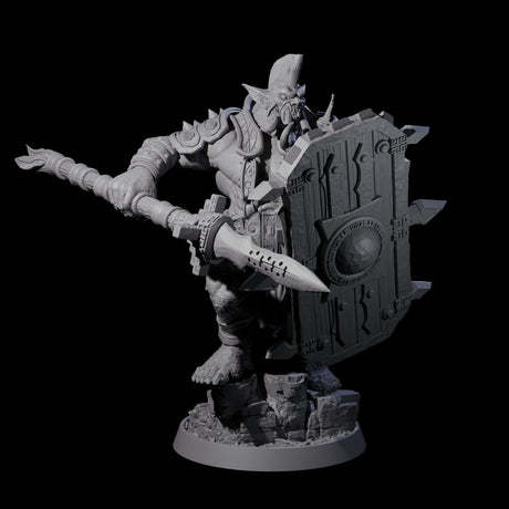 Athletic Tusked Hobgoblin G Miniature for Dungeons and Dragons, Pathfinder or other TTRPGs