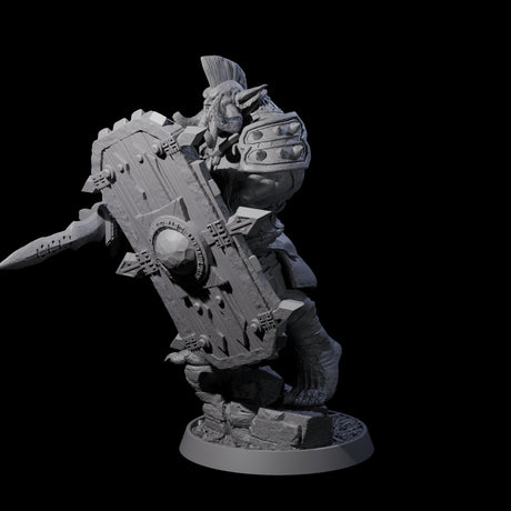 Athletic Tusked Hobgoblin G Miniature for Dungeons and Dragons, Pathfinder or other TTRPGs