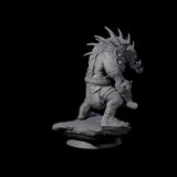 Athletic Tusked Hobgoblin H Miniature for Dungeons and Dragons, Pathfinder or other TTRPGs