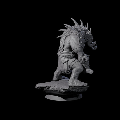 Athletic Tusked Hobgoblin H Miniature for Dungeons and Dragons, Pathfinder or other TTRPGs