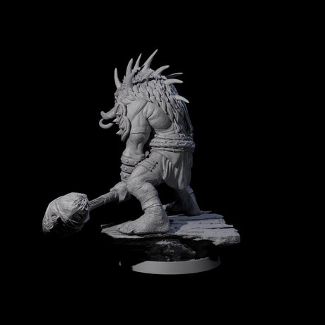 Athletic Tusked Hobgoblin H Miniature for Dungeons and Dragons, Pathfinder or other TTRPGs