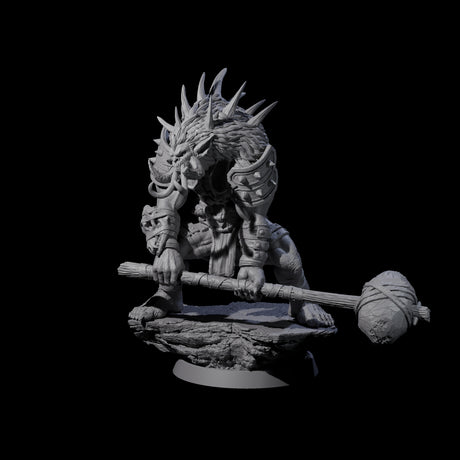 Athletic Tusked Hobgoblin H Miniature for Dungeons and Dragons, Pathfinder or other TTRPGs