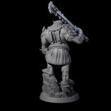 Athletic Tusked Hobgoblin J Miniature for Dungeons and Dragons, Pathfinder or other TTRPGs