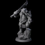 Athletic Tusked Hobgoblin J Miniature for Dungeons and Dragons, Pathfinder or other TTRPGs