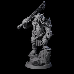 Athletic Tusked Hobgoblin J Miniature for Dungeons and Dragons, Pathfinder or other TTRPGs