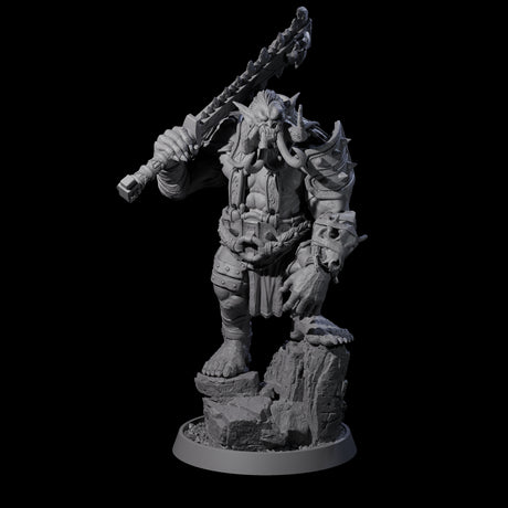 Athletic Tusked Hobgoblin J Miniature for Dungeons and Dragons, Pathfinder or other TTRPGs