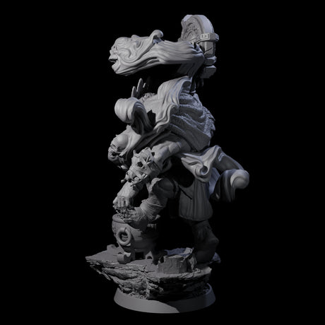 Athletic Tusked Hobgoblin K Miniature for Dungeons and Dragons, Pathfinder or other TTRPGs