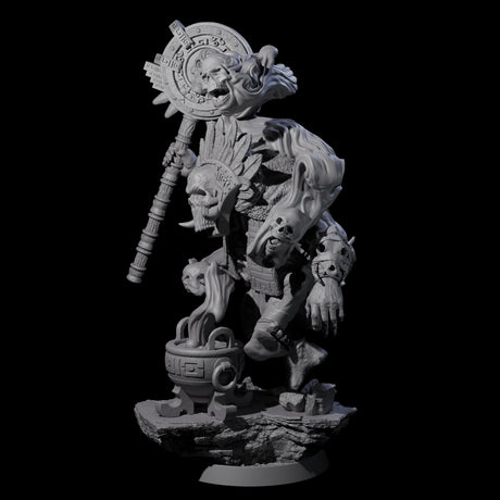 Athletic Tusked Hobgoblin K Miniature for Dungeons and Dragons, Pathfinder or other TTRPGs