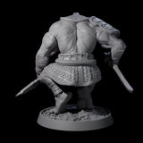 Athletic Tusked Hobgoblin L Miniature for Dungeons and Dragons, Pathfinder or other TTRPGs