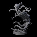 Attacking Deepsea Lamia A Miniature for Dungeons and Dragons, Pathfinder or other TTRPGs