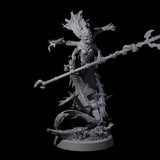Attacking Deepsea Lamia A Miniature for Dungeons and Dragons, Pathfinder or other TTRPGs