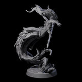 Attacking Deepsea Lamia A Miniature for Dungeons and Dragons, Pathfinder or other TTRPGs