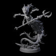 Attacking Deepsea Lamia A Miniature for Dungeons and Dragons, Pathfinder or other TTRPGs