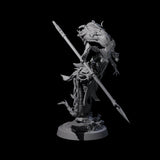 Attacking Deepsea Lamia B Miniature for Dungeons and Dragons, Pathfinder or other TTRPGs