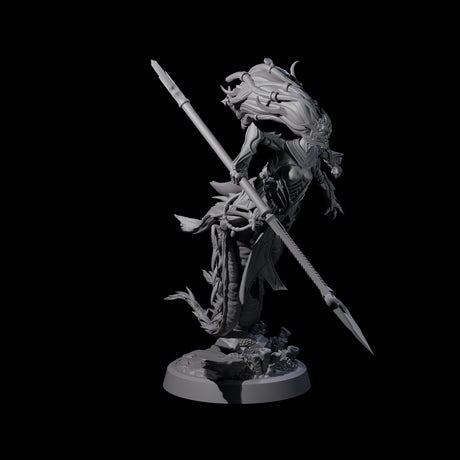Attacking Deepsea Lamia B Miniature for Dungeons and Dragons, Pathfinder or other TTRPGs
