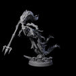 Attacking Deepsea Lamia B Miniature for Dungeons and Dragons, Pathfinder or other TTRPGs
