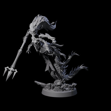 Attacking Deepsea Lamia B Miniature for Dungeons and Dragons, Pathfinder or other TTRPGs