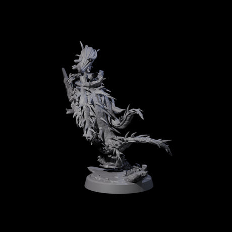 Attacking Deepsea Lamia C Miniature for Dungeons and Dragons, Pathfinder or other TTRPGs