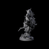 Attacking Deepsea Lamia C Miniature for Dungeons and Dragons, Pathfinder or other TTRPGs