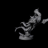 Attacking Deepsea Lamia C Miniature for Dungeons and Dragons, Pathfinder or other TTRPGs