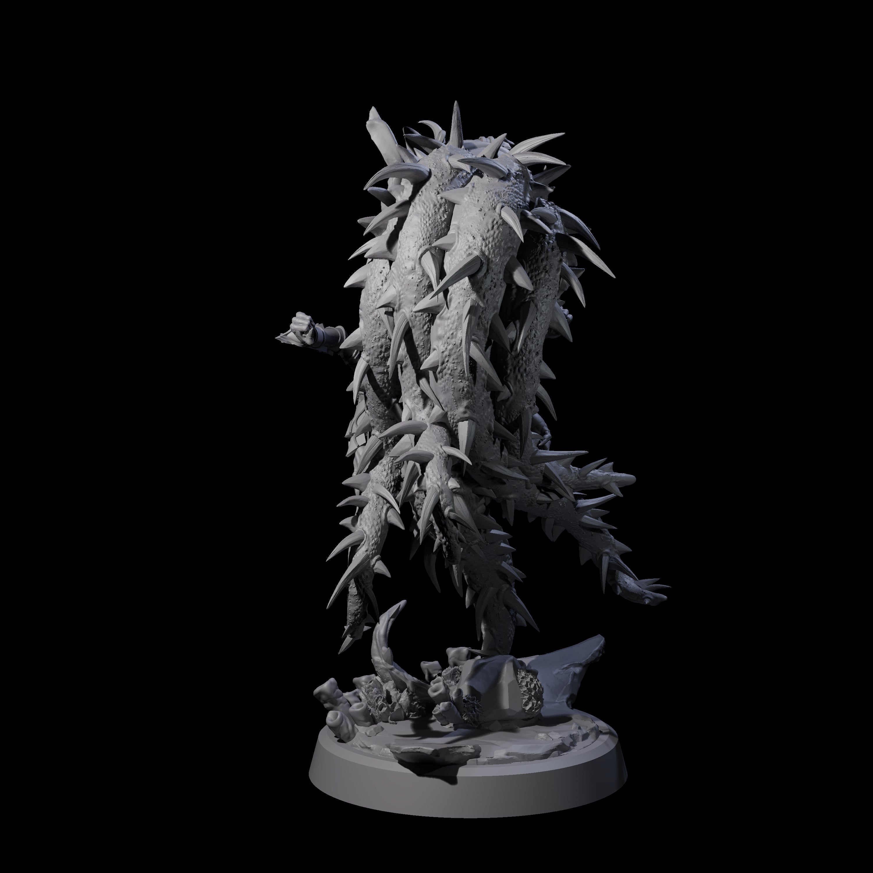 Attacking Deepsea Lamia D Miniature for Dungeons and Dragons, Pathfinder or other TTRPGs