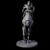 Attacking Drow Warrior on Underdark Ankheg B Miniature for Dungeons and Dragons, Pathfinder or other TTRPGs