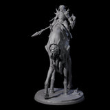 Attacking Drow Warrior on Underdark Ankheg C Miniature for Dungeons and Dragons, Pathfinder or other TTRPGs