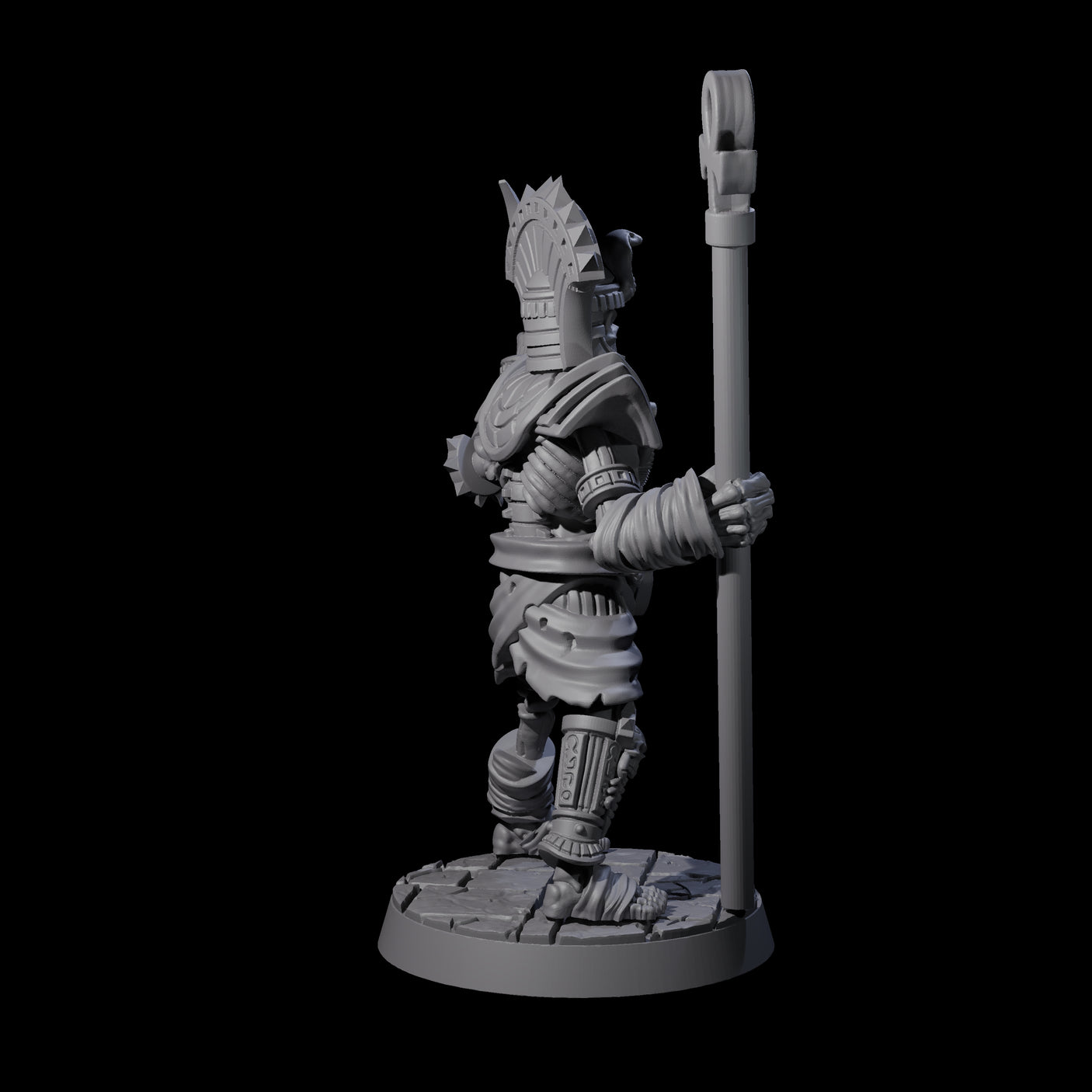 Attacking Mummy A Miniature for Dungeons and Dragons, Pathfinder or other TTRPGs