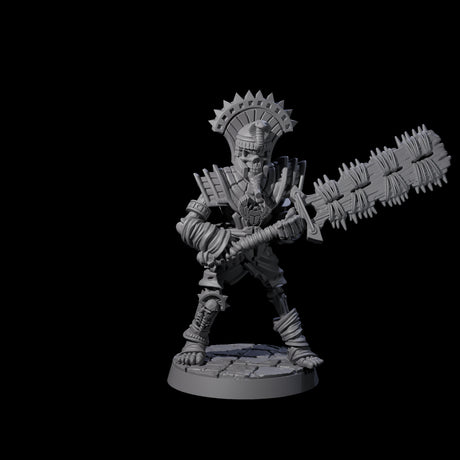 Attacking Mummy B Miniature for Dungeons and Dragons, Pathfinder or other TTRPGs