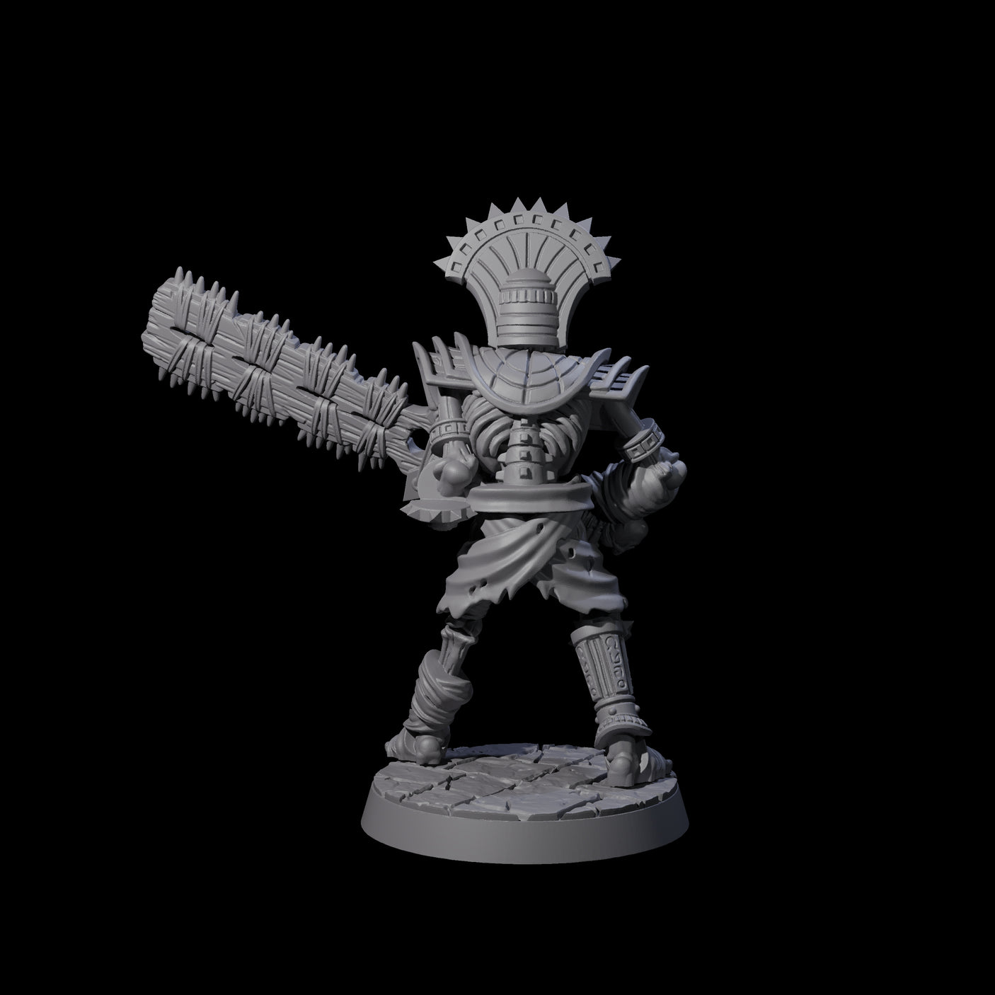 Attacking Mummy B Miniature for Dungeons and Dragons, Pathfinder or other TTRPGs