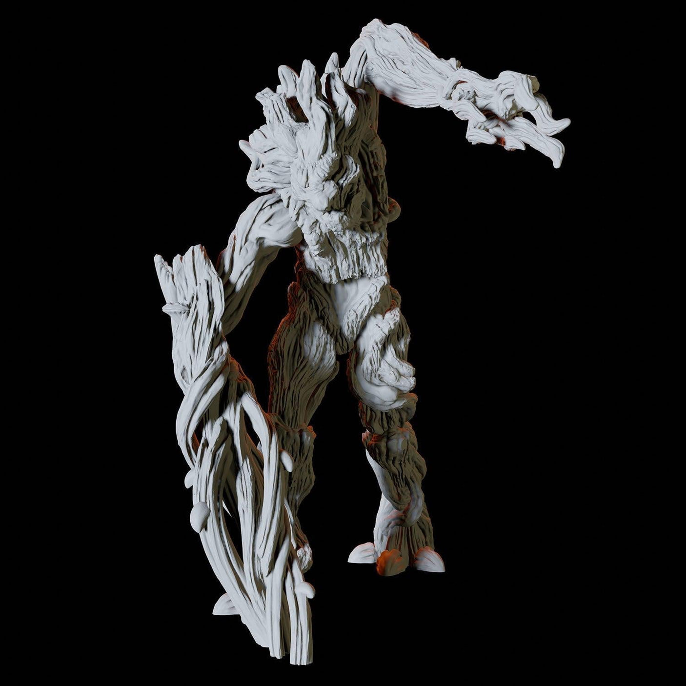 Attacking Treant Miniature for Dungeons and Dragons, Pathfinder or other TTRPGs