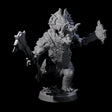 Attacking Triceratops Warrior A Miniature for Dungeons and Dragons, Pathfinder or other TTRPGs