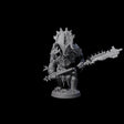 Attacking Triceratops Warrior C Miniature for Dungeons and Dragons, Pathfinder or other TTRPGs