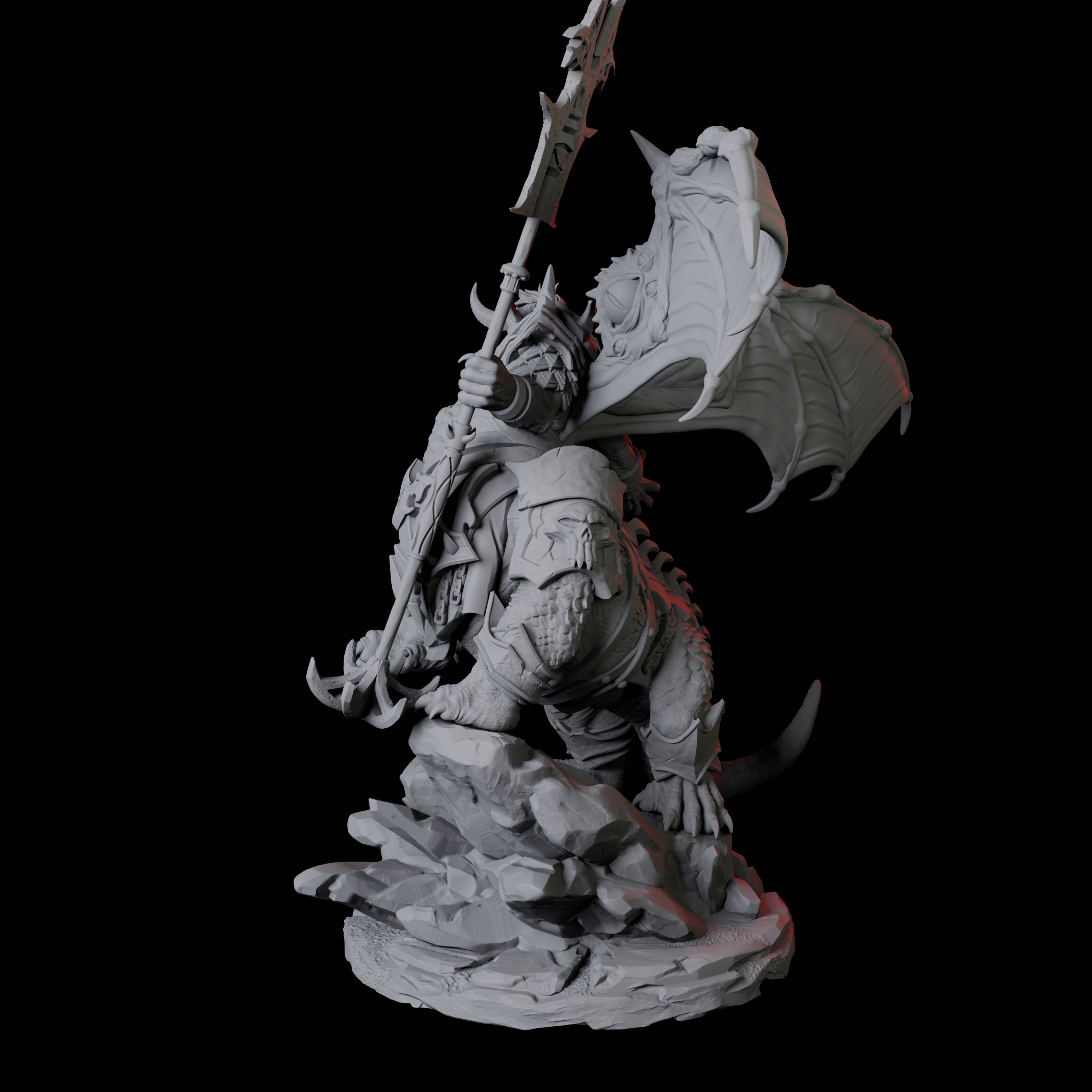 Attacking Vavakia A Miniature for Dungeons and Dragons, Pathfinder or other TTRPGs