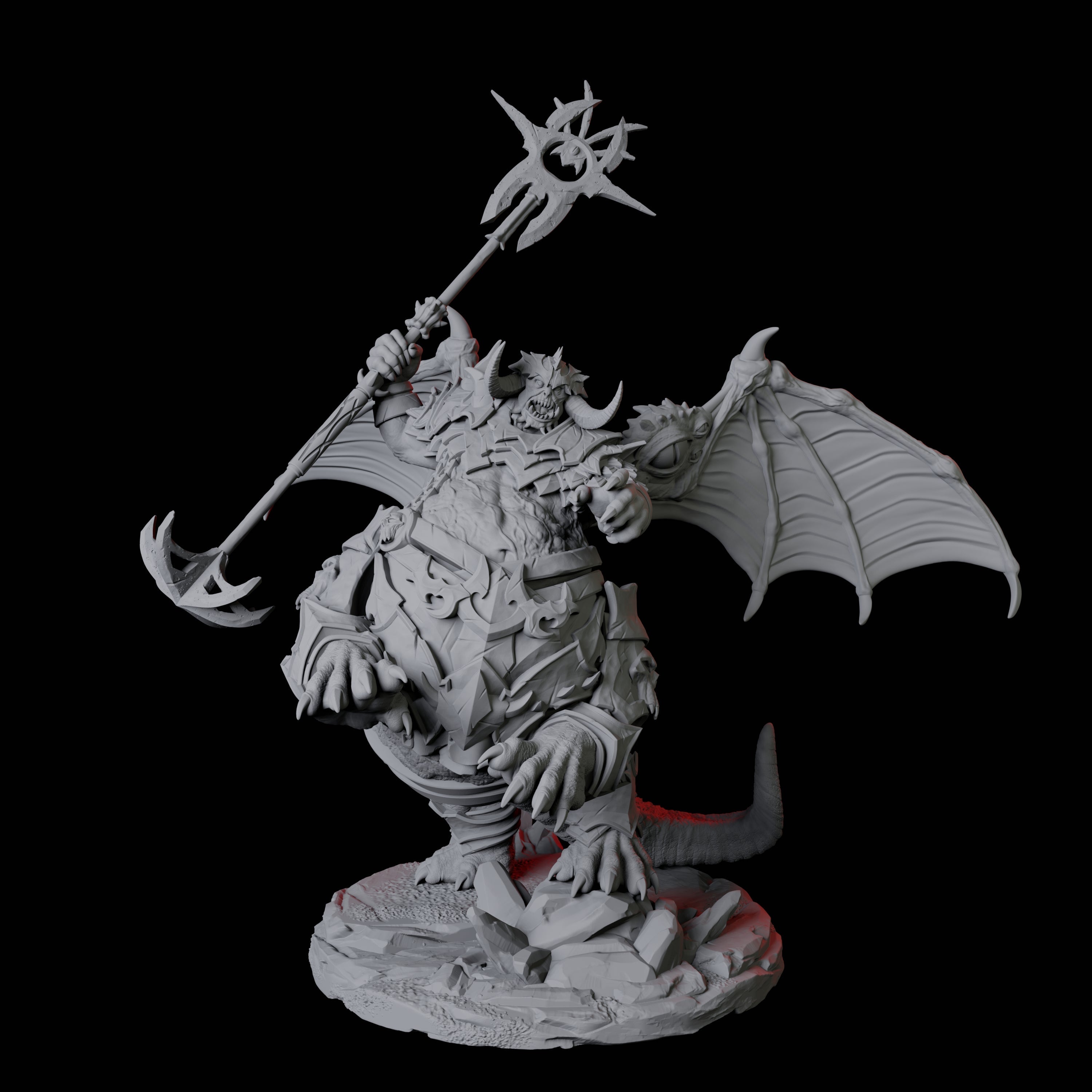 Attacking Vavakia B Miniature for Dungeons and Dragons, Pathfinder or other TTRPGs