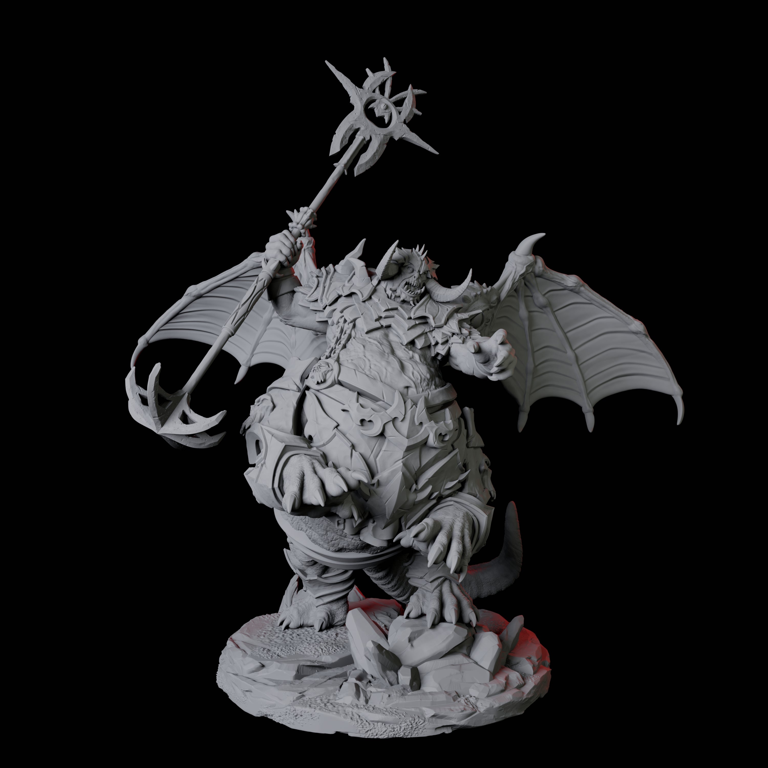 Attacking Vavakia B Miniature for Dungeons and Dragons, Pathfinder or other TTRPGs