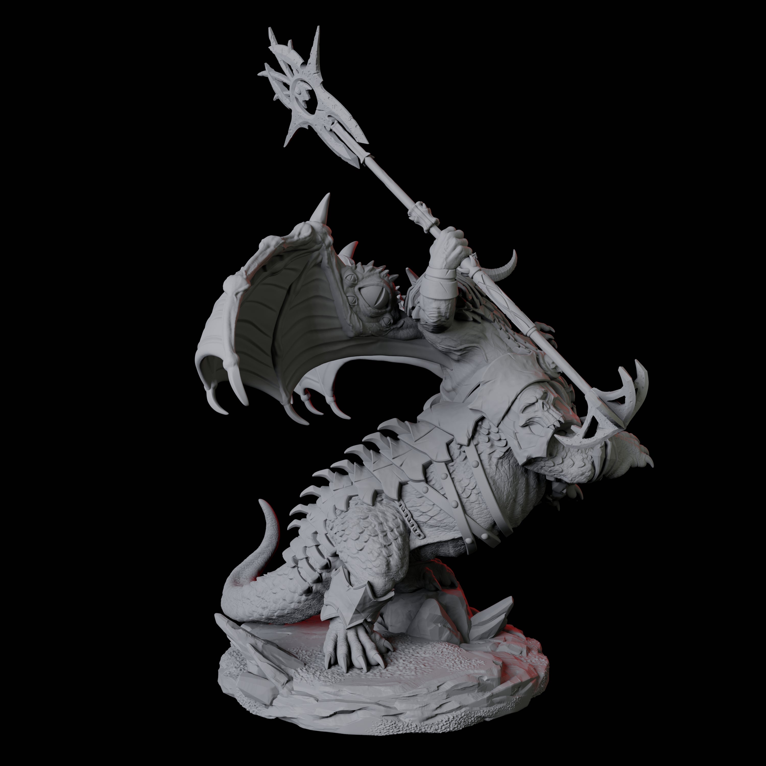 Attacking Vavakia B Miniature for Dungeons and Dragons, Pathfinder or other TTRPGs