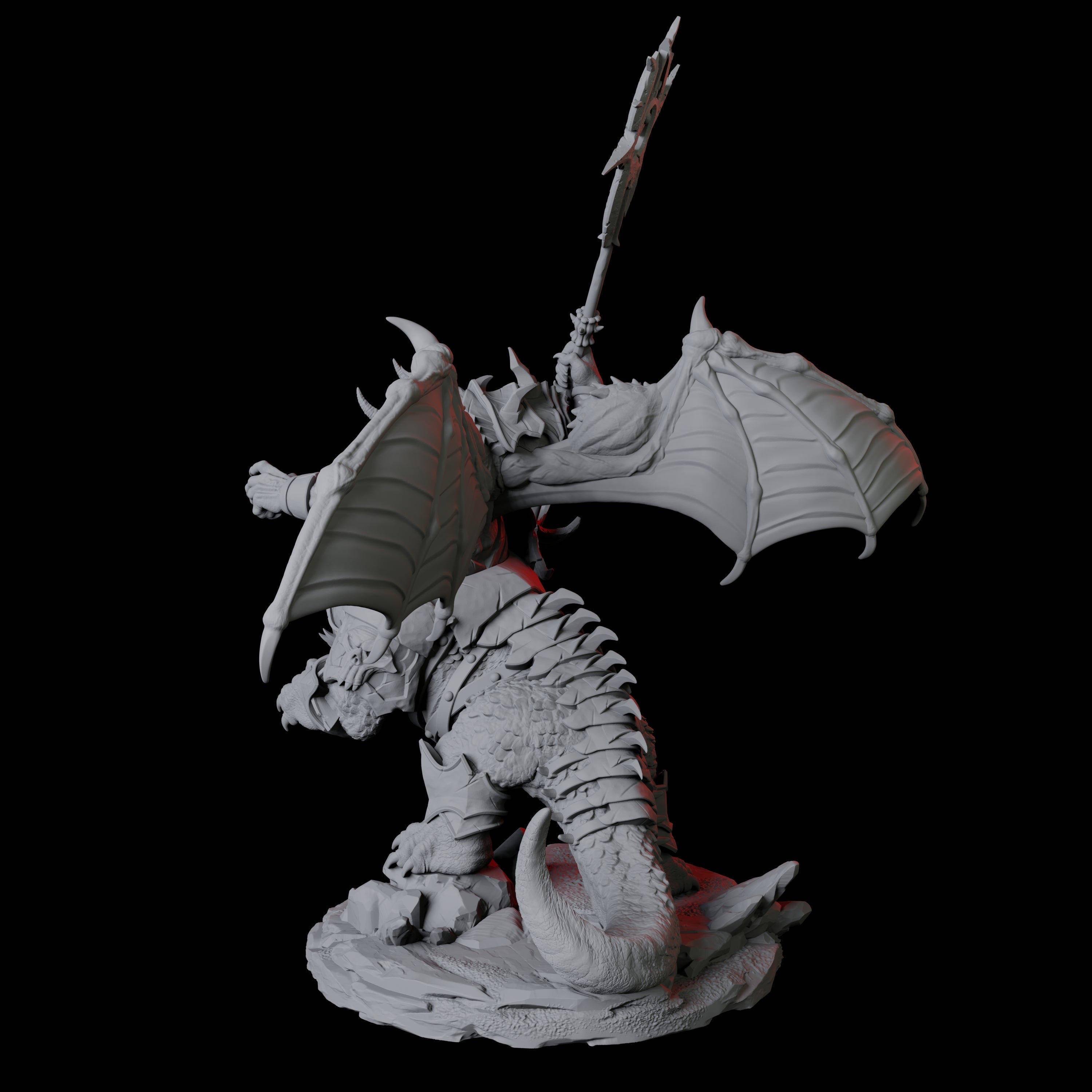 Attacking Vavakia B Miniature for Dungeons and Dragons, Pathfinder or other TTRPGs