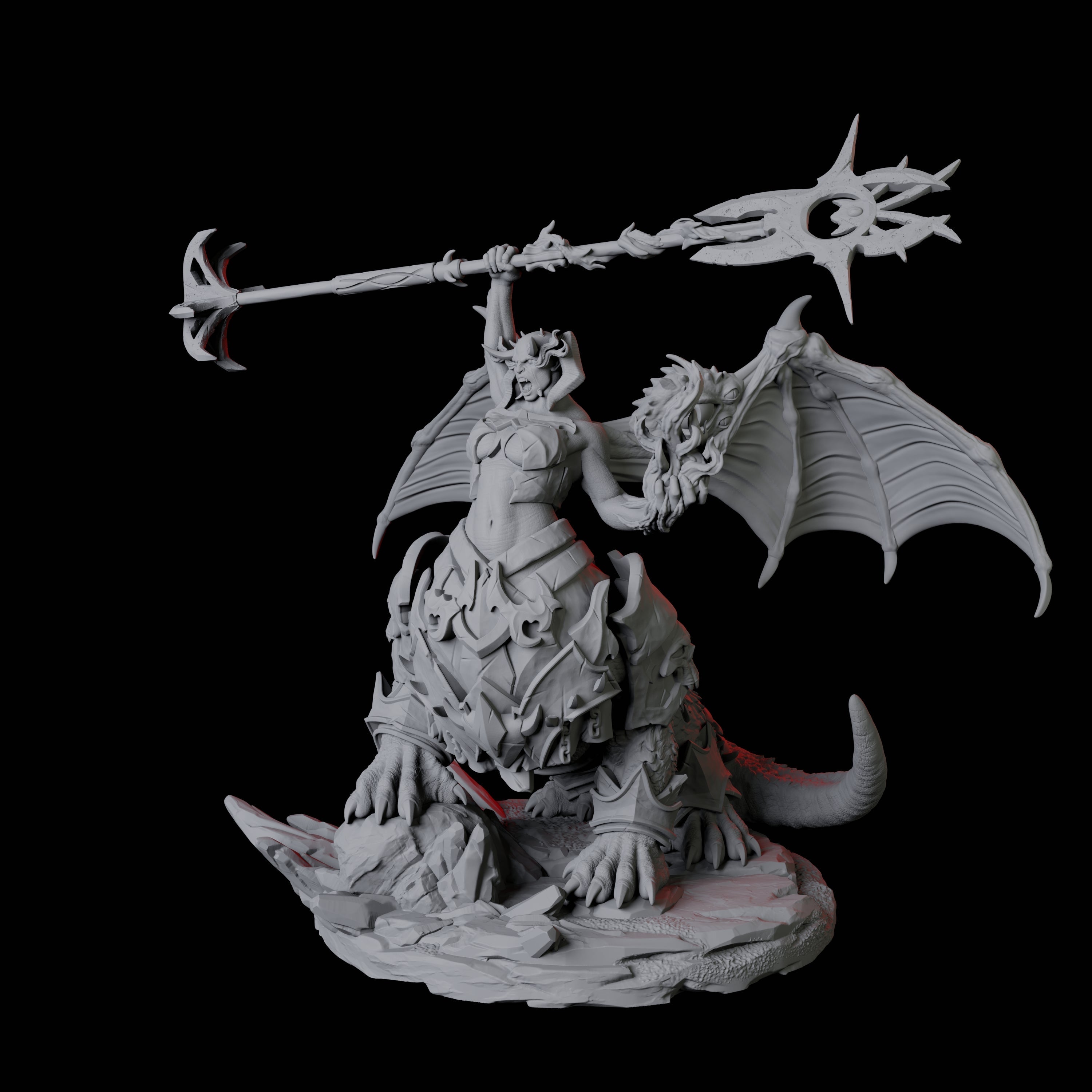 Attacking Vavakia D Miniature for Dungeons and Dragons, Pathfinder or other TTRPGs