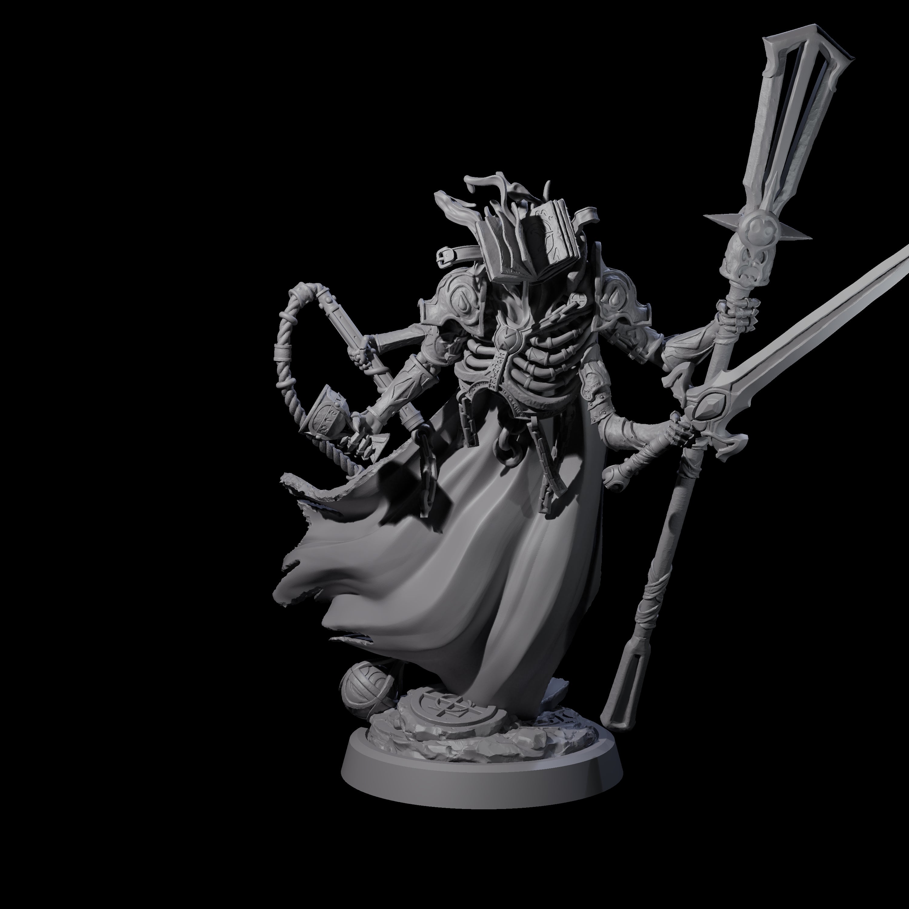 Attendant Ossuary Theurge B Miniature for Dungeons and Dragons, Pathfinder or other TTRPGs