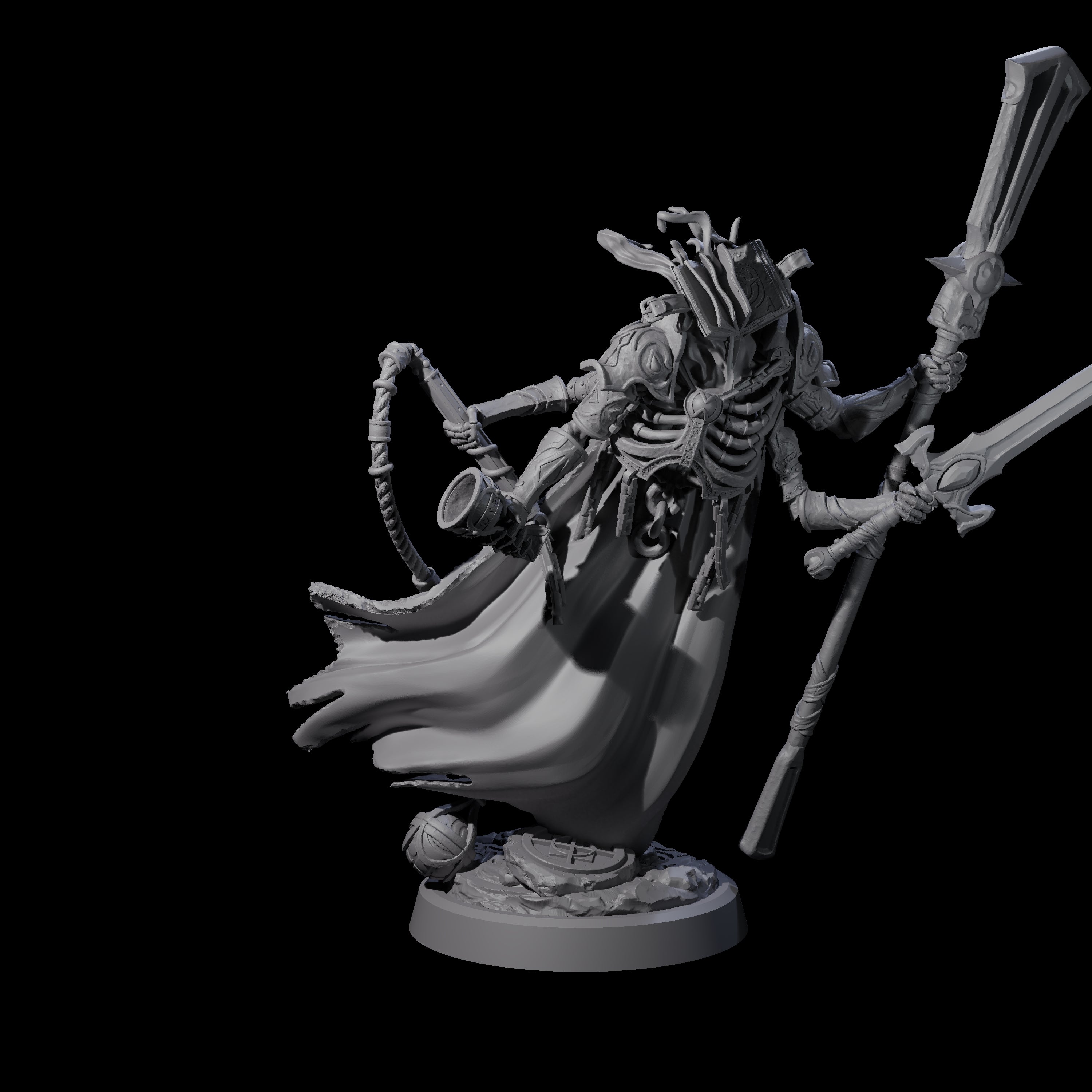 Attendant Ossuary Theurge B Miniature for Dungeons and Dragons, Pathfinder or other TTRPGs