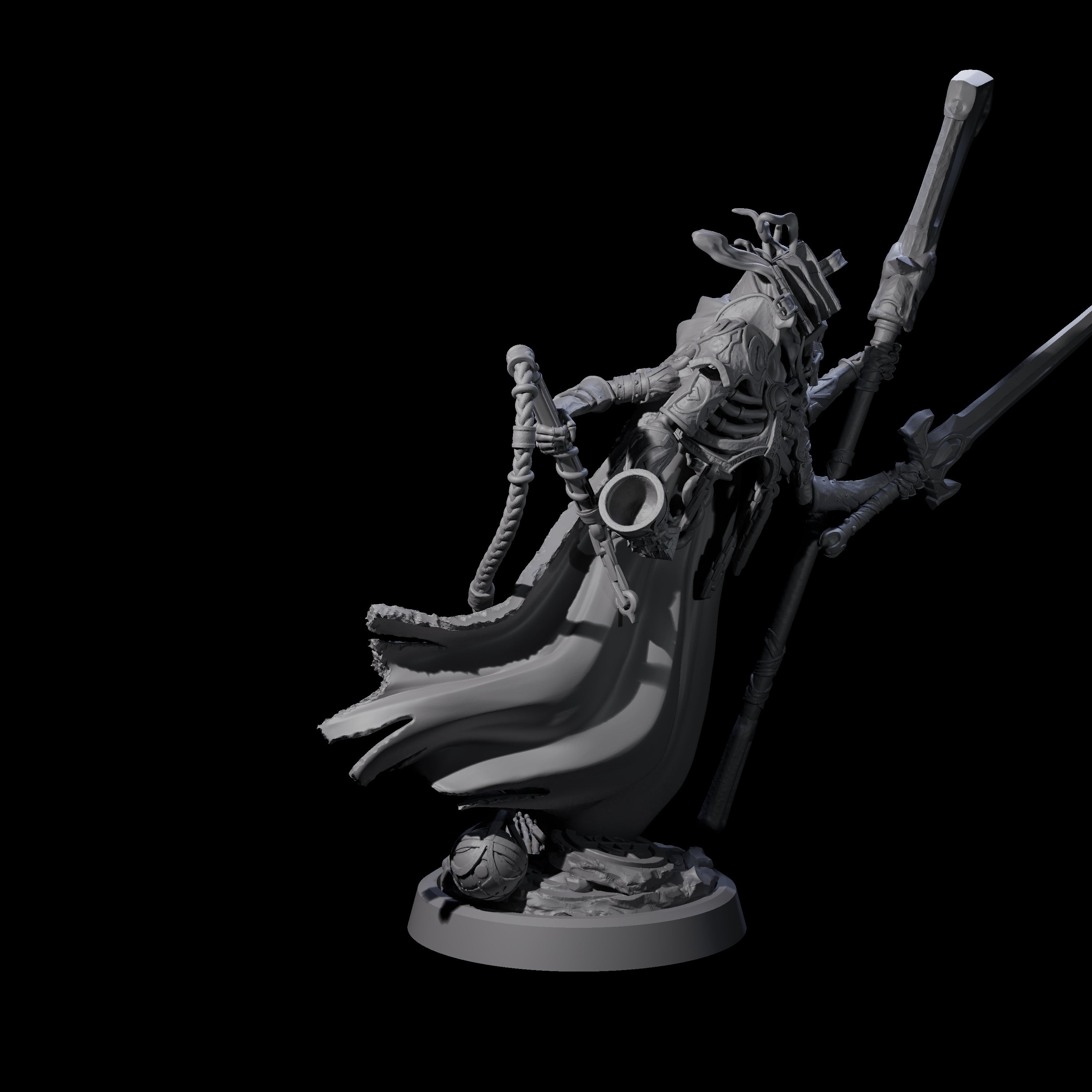 Attendant Ossuary Theurge B Miniature for Dungeons and Dragons, Pathfinder or other TTRPGs