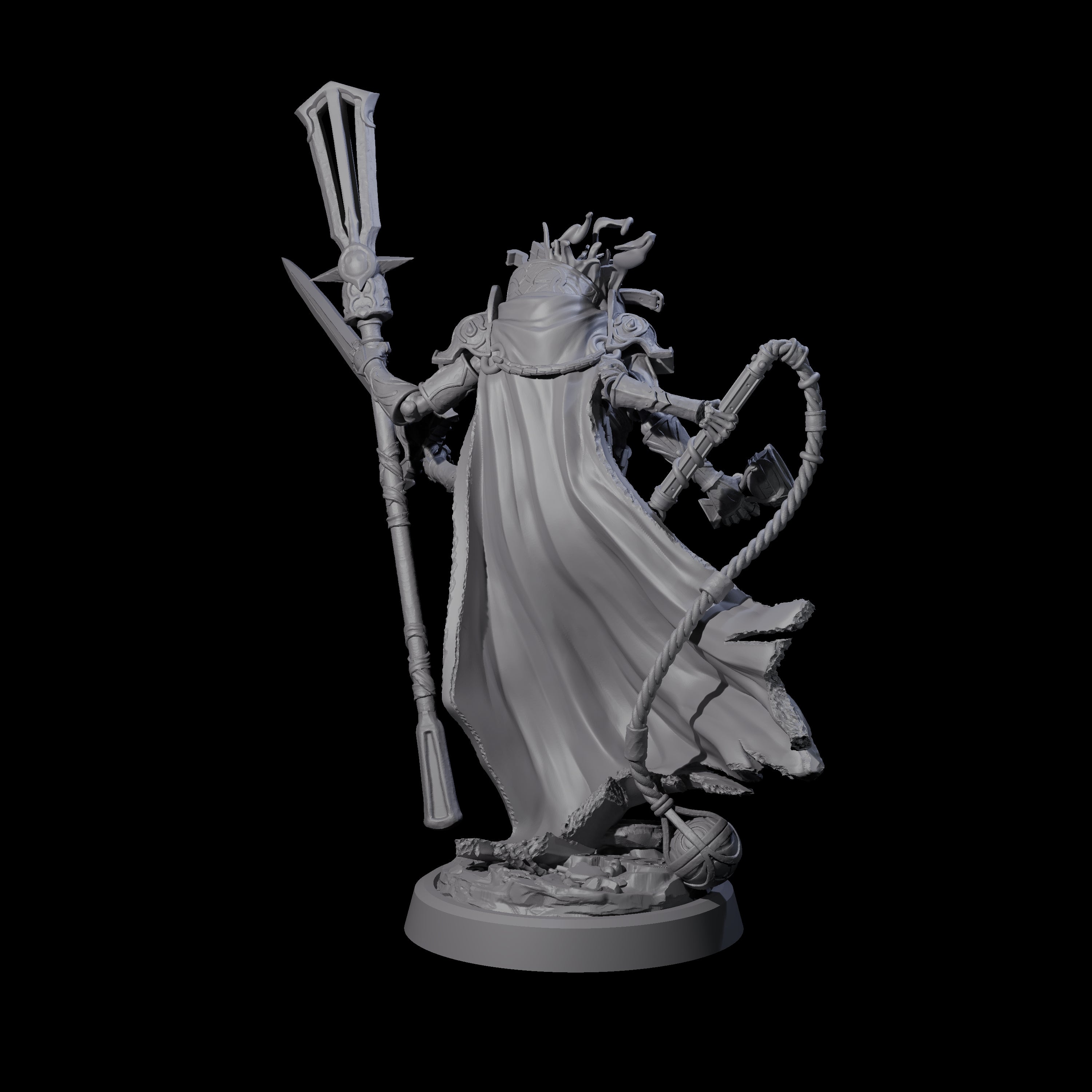 Attendant Ossuary Theurge B Miniature for Dungeons and Dragons, Pathfinder or other TTRPGs