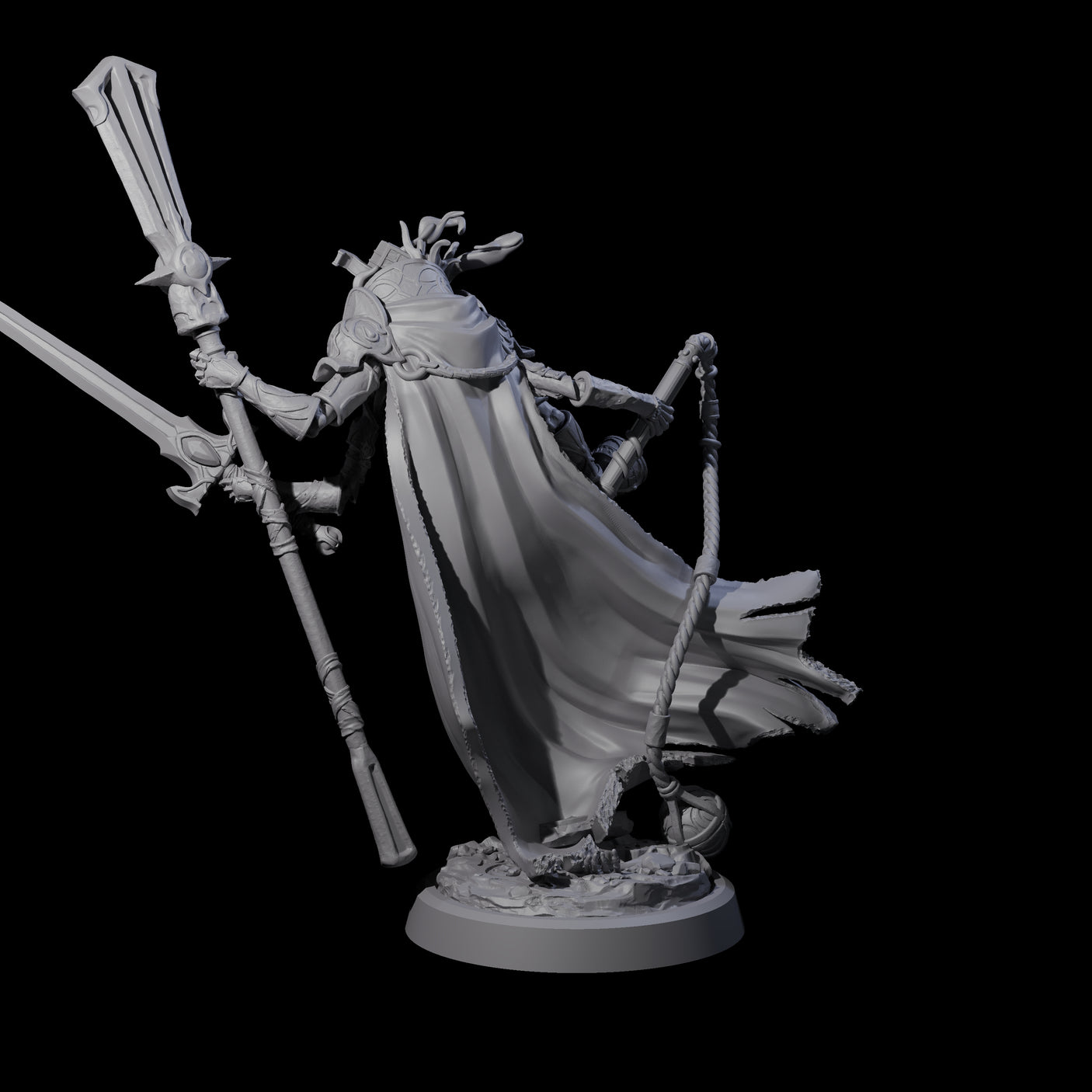 Attendant Ossuary Theurge B Miniature for Dungeons and Dragons, Pathfinder or other TTRPGs