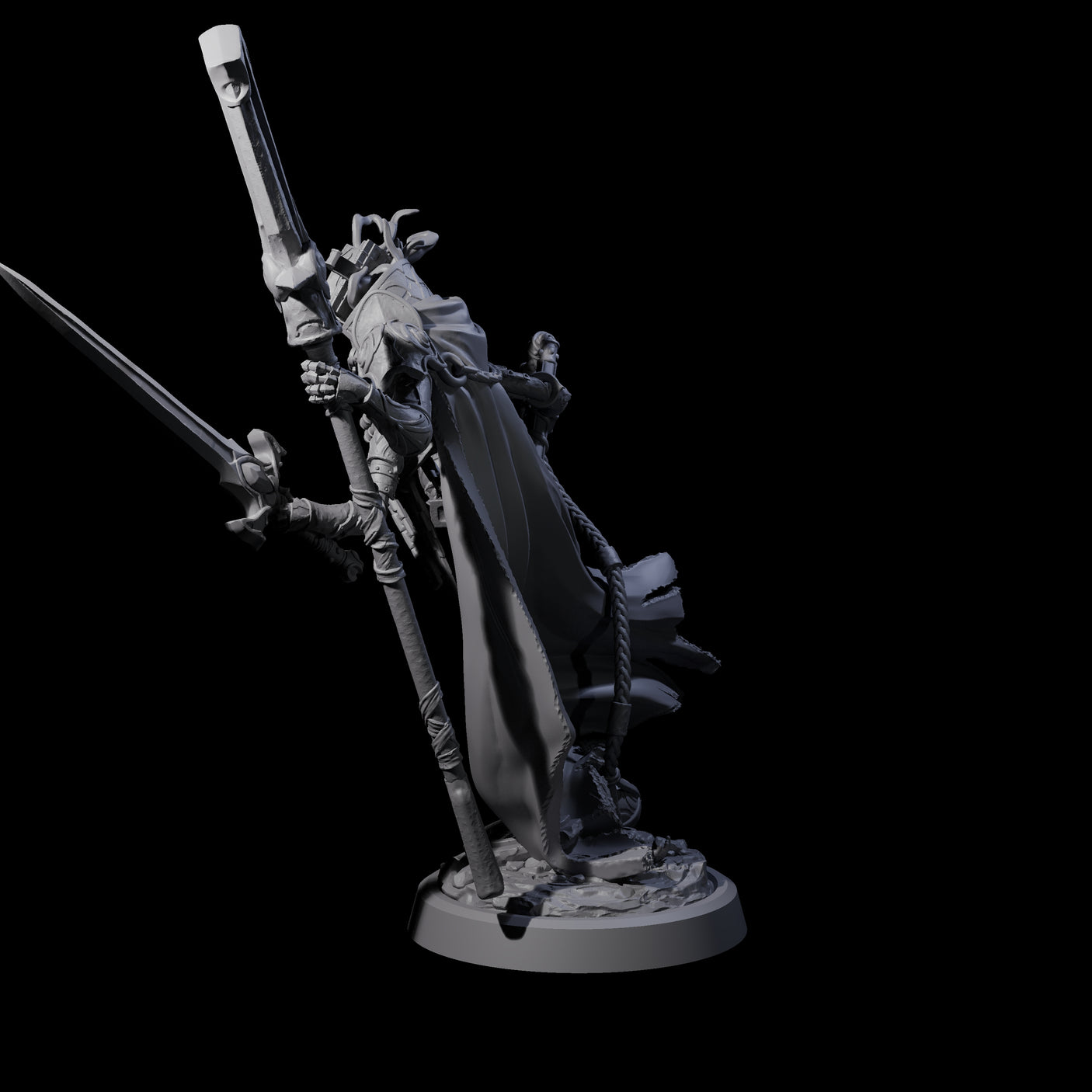 Attendant Ossuary Theurge B Miniature for Dungeons and Dragons, Pathfinder or other TTRPGs