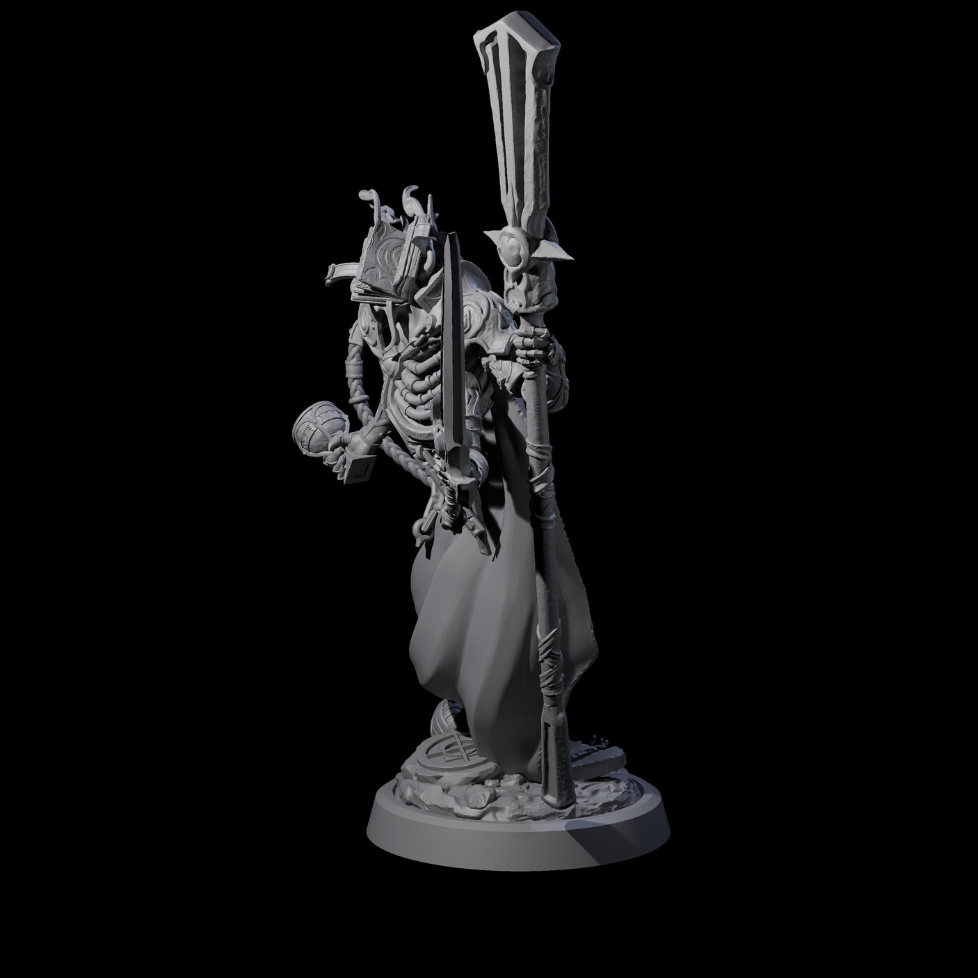 Attendant Ossuary Theurge B Miniature for Dungeons and Dragons, Pathfinder or other TTRPGs